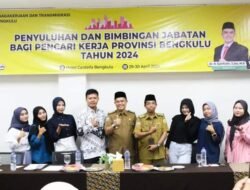 Disnakertrans Provinsi Bengkulu Melakukan Penyuluhan Pekerja Pemula