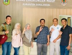 Usin Abdisyah Putra Sembiring SH Anggota DPRD Provinsi Bengkulu dan Inisiator Bank Sampah Bengkulu Mengunjungi DPRD Kabupaten Sarolangun