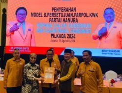 Rohidin Mersyah dan Meriani Mendapatkan Dukungan Partai Hanura Secara Resmi