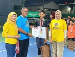 Sempat Gugup di Awal, M Alfaradu Sumirat Kembali Juara Nasional Tenis KU-16 Piala Sekjen Kemhan II/2024