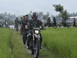 Danrem 041/Gamas Tinjau Lokasi Irigasi Perpompaan di Desa Lubuk Ubar