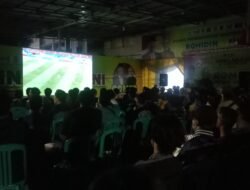 Posko Induk Romer Gelar Nobar Timnas Indonesia VS China, Penonton : Harusnya Menang