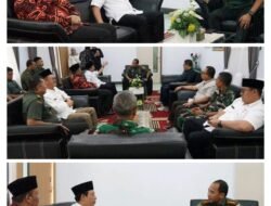 Dedy Wahyudi, Bersama Wakil Walikota Bengkulu, Ronny PL Tobing, Melakukan Kunjungan Silaturahmi Ke Markas Kodim 0407/Kota Bengkulu