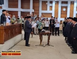 Tiga Sekda Dari Kabupaten Dan Kota Kini Resmi Menempati Posisi Strategis Di Lingkungan Pemprov