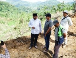Tinjau Penanganan Longsor Nakau-Kepahiang, Wagub Mian Pertanyakan Status Lahan Proyek