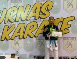 Kejurnas FORKI, Karateka Putri Bengkulu Rebut Perunggu