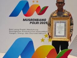 Polresta Bengkulu Terima Penghargaan dari Kapolri Kategori Pelayanan Prima (A)