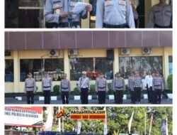 Upacara Kenaikan Pangkat Anggota Polri Polresta Bengkulu