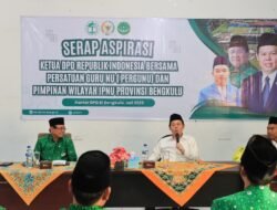 Ketua DPD RI, Sultan B. Najamudin, Mengadakan Pertemuan Dengan Persanu Dan Pimpinan Wilayah IPNU Provinsi Bengkulu