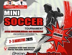 Sambut HUT RI ke-80, 44 Tim Berlaga di Turnamen Mini Soccer Piala Gubernur