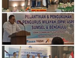 Pelantikan Ketua Dewan Pimpinan Wilayah (DPW) ASPRUMNAS Provinsi Bengkulu