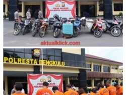 Polresta Bengkulu Gelar Konferensi Pers Keberhasilan Selama Operasi Musang Nala 2025
