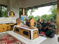Danrem 041/Gamas Ziarah ke Makam Pahlawan Radin Inten II, Teladani Semangat Juang Pahlawan