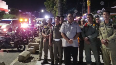 Kota Bengkulu Berbenah Bersama, Kasatpol PP Kota Bengkulu Melakukan Pemantauan  