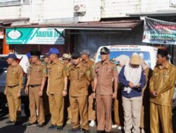 Senen 19 Januari 2026 Pemkot Gelar Apel Pagi Gabungan Penataan dan Penertiban PKL Di Pasar Panorama Kota Bengkulu