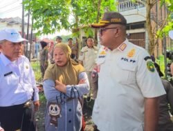 Satpol PP Kota Bengkulu Tegakkan Perda, Jaga Ketertiban di Jln KZ Abidin 2 Pasar Minggu