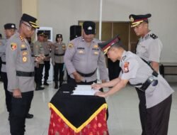 POLRESTA BENGKULU GELAR UPACARA SERAH TERIMA JABATAN KABAG SDM