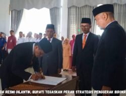 Drs. Tomi Marisi,  Resmi Dilantik Sebagai Sekretaris Daerah (Sekda) Kabupaten Bengkulu Tengah