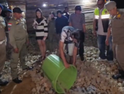 Satpol PP Kota Bengkulu Tegur Warung Remang Remang di Beringin Raya Kota Bengkulu