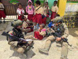 Patroli Dialogis Satgas Operasi Damai Cartenz 2026 Jaga Kamtibmas di Paniai