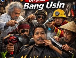 Bang Usin Gelar Cukur Gratis Jelang Lebaran di Kota Bengkulu