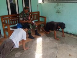 Babinsa Sukarami Amankan 2 Pencuri Mesin Air Tralis di Perumahan Griya Tamianda Asri