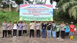 Polresta Bengkulu Tanam Jagung 1,15 Hektare dalam Program Nasional Ketahanan Pangan