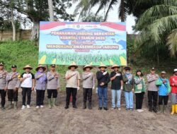 Polresta Bengkulu Tanam Jagung 1,15 Hektare dalam Program Nasional Ketahanan Pangan