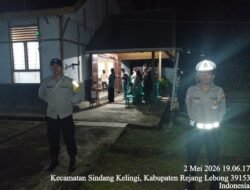 Polisi Siaga di Malam Minggu, Ibadah Umat Berjalan Aman di Rejang Lebong