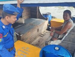 Ditpolairud Polda Bengkulu Patroli Perairan Teluk Sepang, Imbau Nelayan Waspada Cuaca Ekstrem