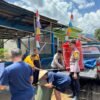 Polsek Lebong Tengah Salurkan 12 Ton Air Bersih untuk Warga Terdampak Banjir