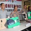 Polres Bengkulu Utara Gelar Press Release Pengungkapan Kasus Narkoba, Amankan 4 Tersangka Dan 17 Gram Sabu