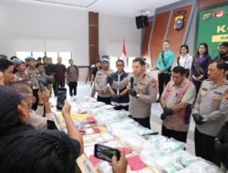 Operasi Antik LK 2026 Berakhir, Polda Riau Bongkar 435 Kasus Narkoba dan 557 Tersangka Diamankan