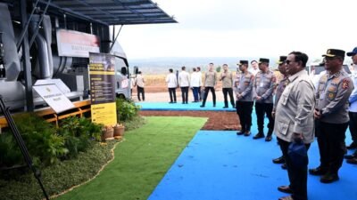 Dari Tuban, Presiden Prabowo Groundbreaking 10 Gudang Pangan Polri dan Luncurkan 166 SPPG