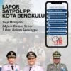 Satpol PP Kota Bengkulu Luncurkan Layanan Pengaduan 24 Jam, Warga Bisa Lapor Langsung ke Wali Kota & Kasatpol