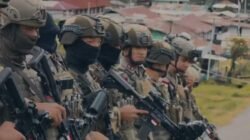 Satgas Damai Cartenz Amankan Ibadah dan Laksanakan Patroli Jalan Kaki di Puncak