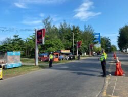 Personel Polda Bengkulu Intensifkan Pengamanan Festival Tabut 2026, Arus Lalu Lintas di Kawasan BIM Terpantau Lancar