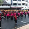 Polres Rejang Lebong Gelar Car Free Day Meriahkan Hari Bhayangkara ke-80