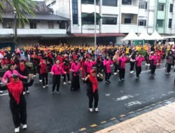Polres Rejang Lebong Gelar Car Free Day Meriahkan Hari Bhayangkara ke-80